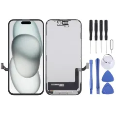 Tela de toque de vidro LCD para iPhone 15 OLED