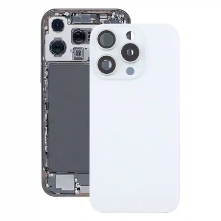 Funda trasera retro para iPhone 16 Pro Max en blanco. 31.967213 - 2
