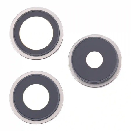 Lentes de substituição para iPhone 16 Pro Max Branco