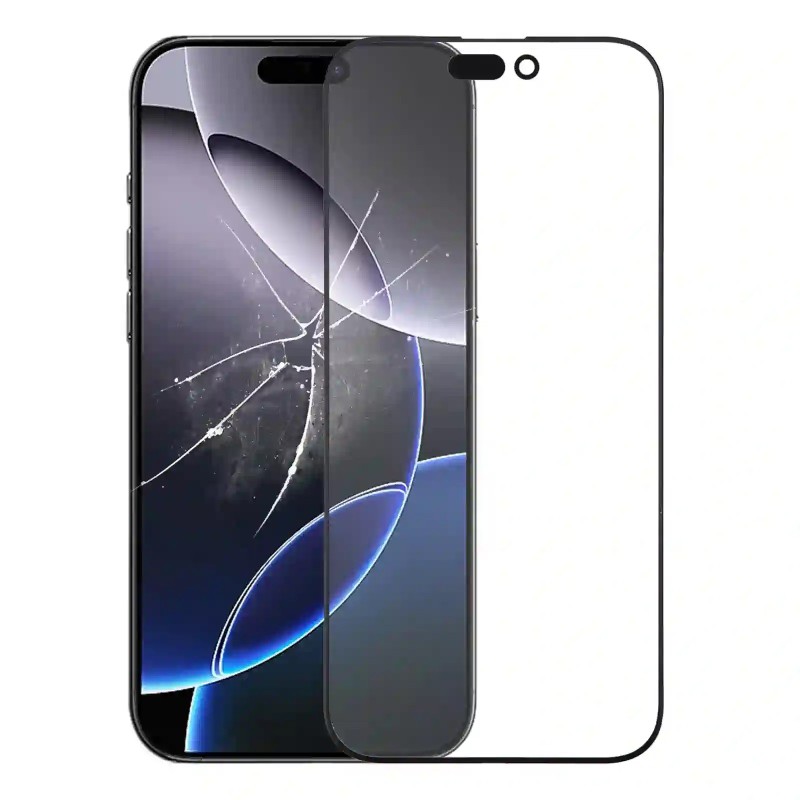 Tela de vidro de substituição com OCA para iPhone 16 Pro Max. Tela de vidro de substituição com OCA para iPhone 16 Pro Max.