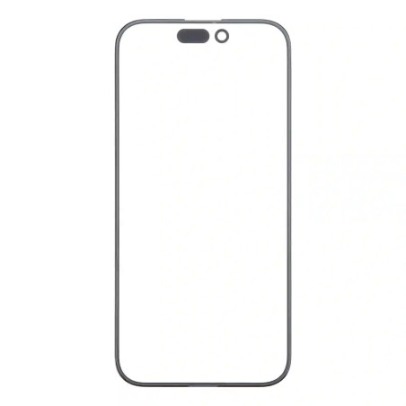 Pantalla de vidrio de repuesto con OCA para iPhone 16 Plus.