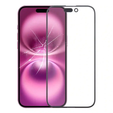 Écran de remplacement en verre avec OCA pour iPhone 16 Plus 4.918033  - 2
