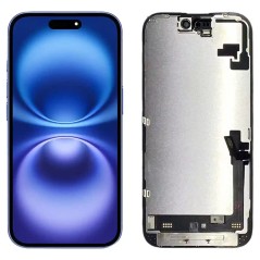 Ecrã de vidro táctil LCD OLED para iPhone 16