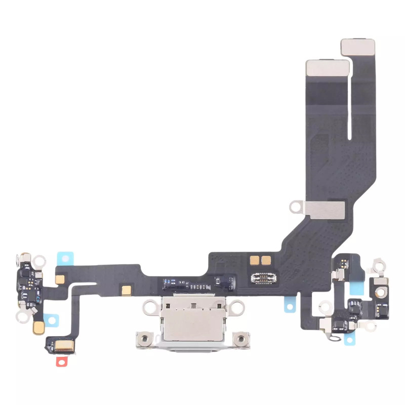Conector de carregamento para iPhone 16 cinza Conector de carregamento para iPhone 16 cinza