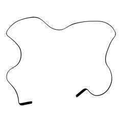 Display gasket MacBook Pro 15.4" A1707/ A1990 2016-2017