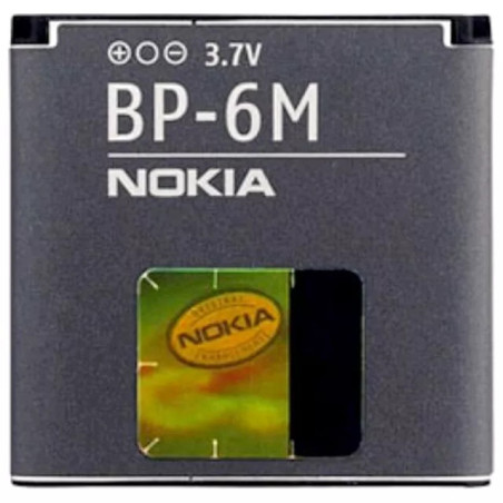 Batterie ORIGINALE Nokia BP-6M 6280, Nokia 6288, Nokia 6233, Nokia 6234, Nokia N93, Nokia N73, Nokia N73