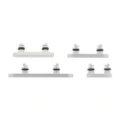 Conjunto de teclas para iPhone 16e Branco
