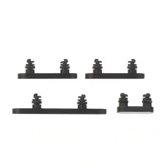 Kit de botones para iPhone 16e negro.