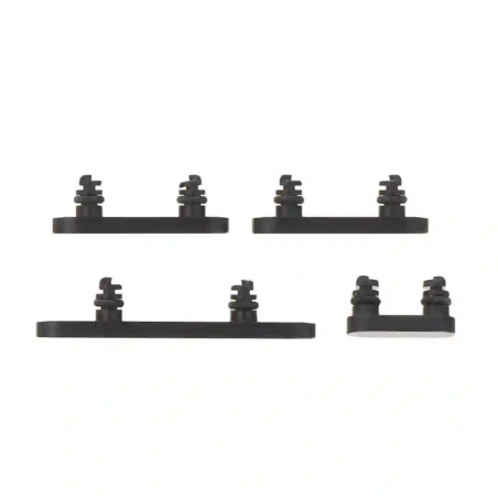 Kit de botones para iPhone 16e negro.
