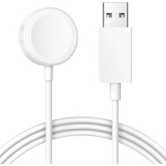 Carregador Magnético Rápido para Apple Watch 8 7 6 SE 5 4 3 2