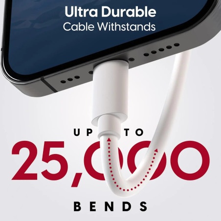 Cable USB-C a Lightning para iPhone de Apple | Bulkl 2 metros