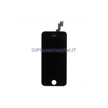 Vidro + Touch + LCD para iPhone 5S - Preto Grau A