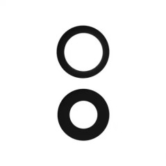 Objectif de caméra arrière pour iPhone 17 Noir ensemble de 2 pièces 6  - 1