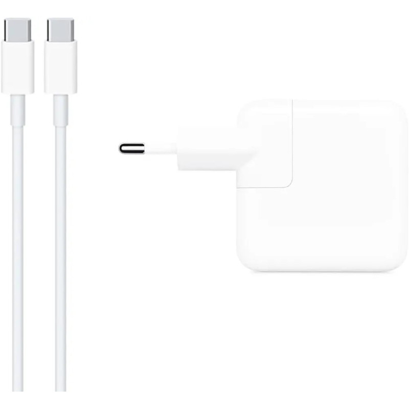 USB-C power adapter for MacBook Air 13 29W with included cable USB-C power adapter for MacBook Air 13 29W with included cable