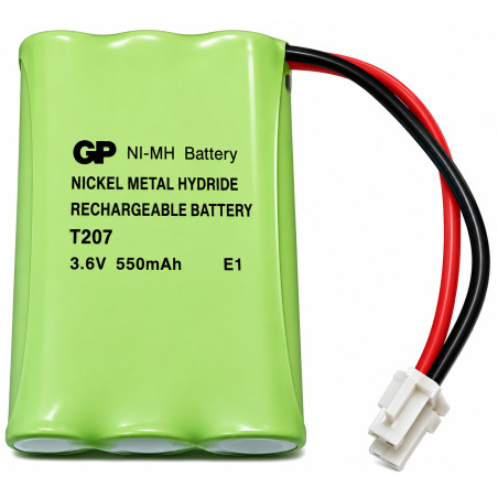 Bateria GP T207 3.6V 550mAh DECT para telefone sem fio 55AAAH3BMU 9  - 1