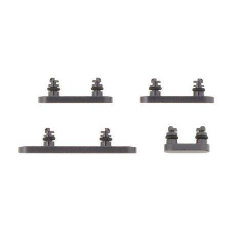 Set Premium de Botones Laterales Encendido Volumen Silencio para iPhone 17 Negro 4 Piezas 4 - 1