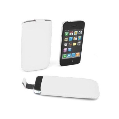 Capa de bolsa para iPhone 4 branco