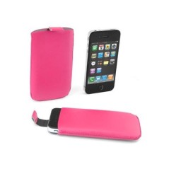 Capa de Bolsa para iPhone 4 Rosa - 1