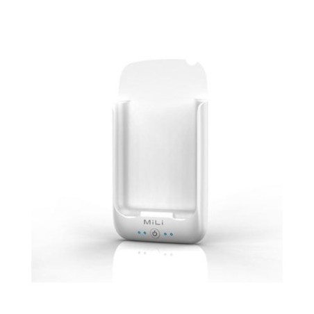 External Battery - MiLi Power Pack for iPhone White/White Apple - 1