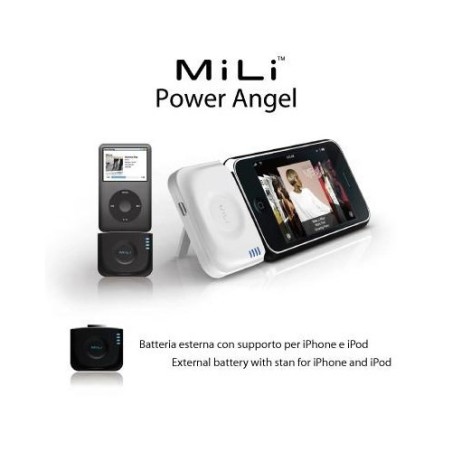 External Battery - MiLi Power Angel color Black Apple - 1