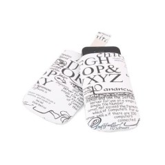 Étui en cuir pour IPhone 4 Motif papier journal - 1