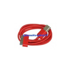 Apple Cable cargador de 30 clavijas a USB - Rojo - Iphone 3 4 4S Ipad Ipod