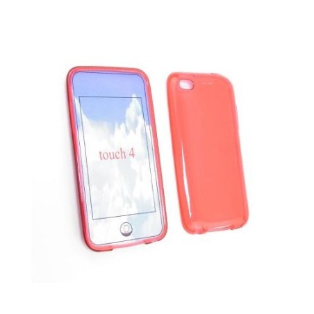 Etui en silicone rouge pour Ipod Touch 4 Generation - 1