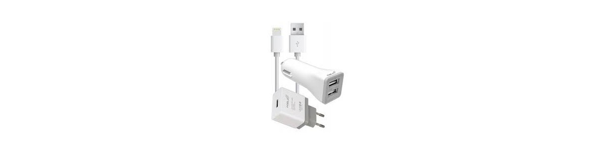 Caricabatterie Casa e Auto per iPhone, Samsung e Smartphone