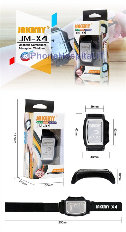 Pulsera Magnética con Tornillos JM-X4