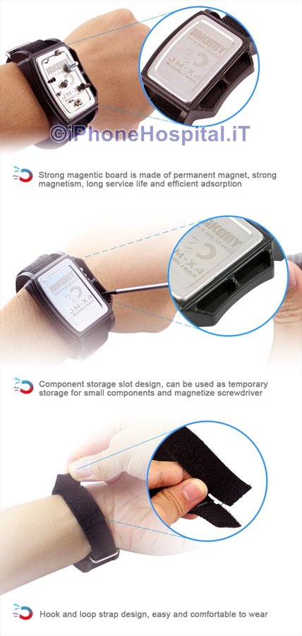 Pulsera Magnética con Tornillos JM-X4